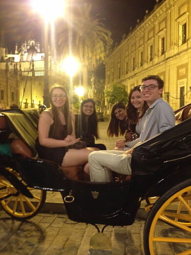 Horse and carriage ride